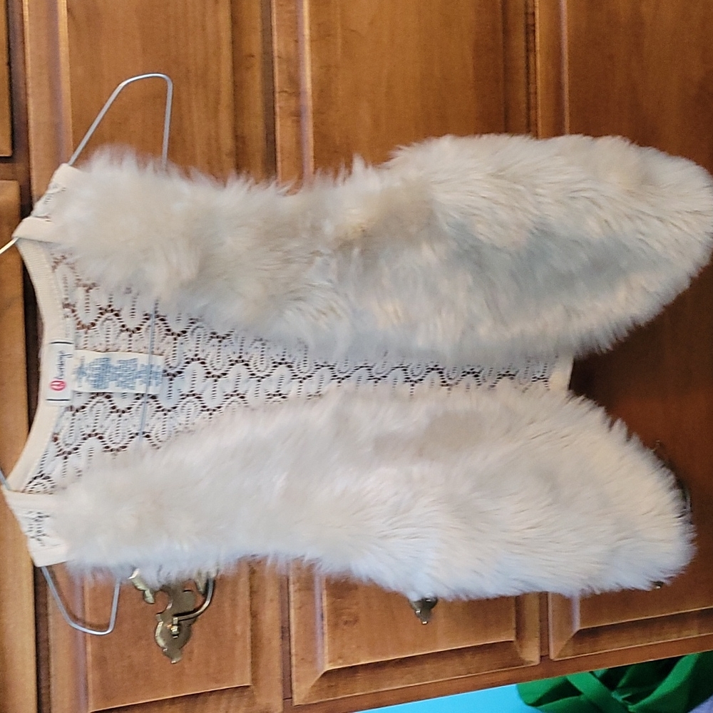 Faux fur vest